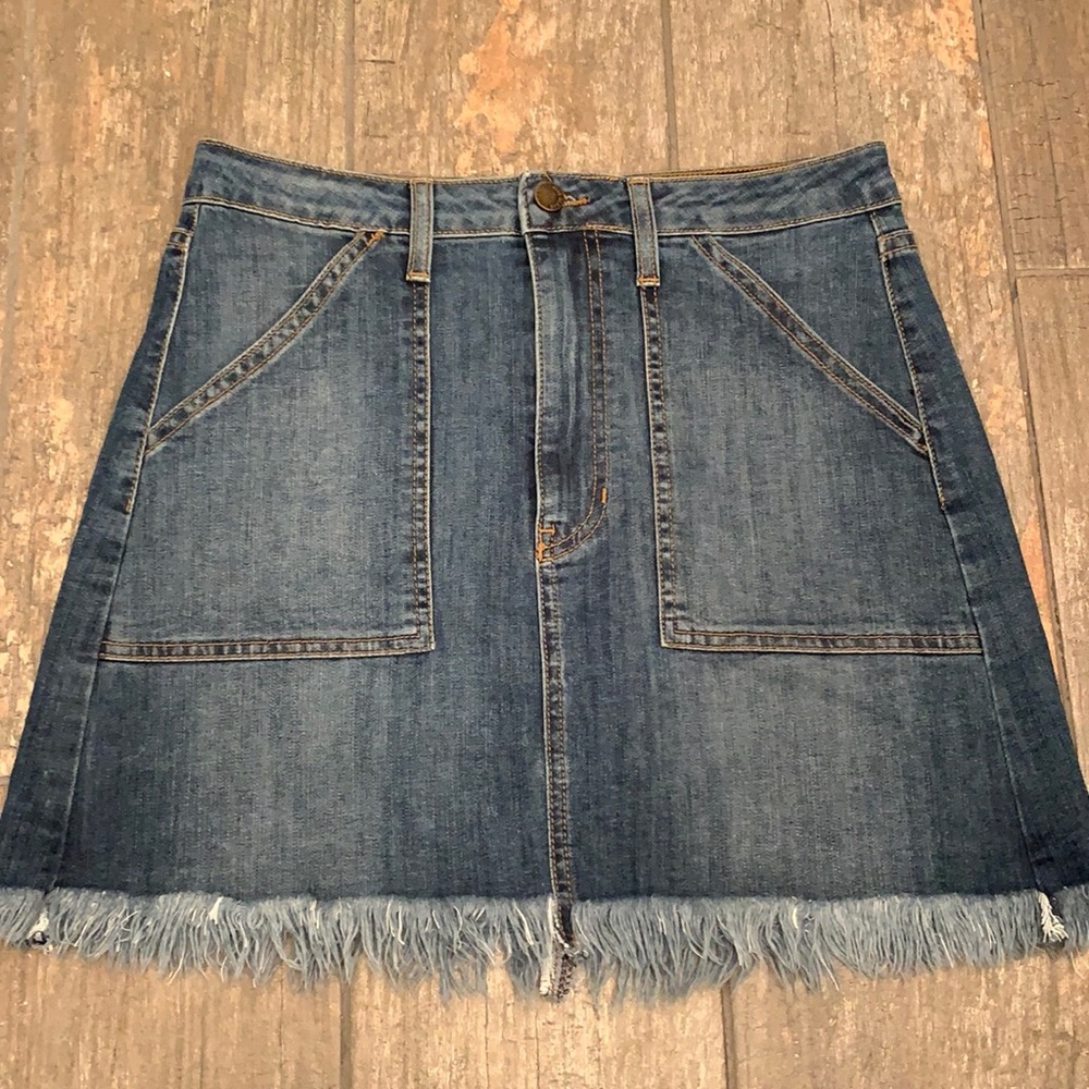 Just Black Denim Skirt